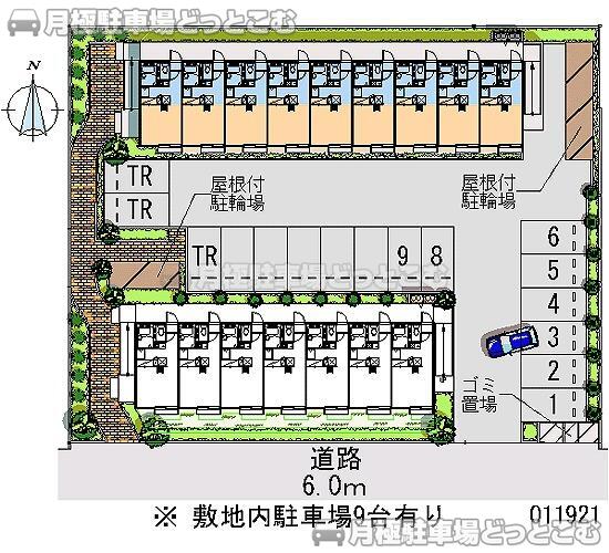 立川市錦町6－14－14の月極駐車場1