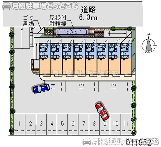仙台市太白区西中田5－27－5の月極駐車場1