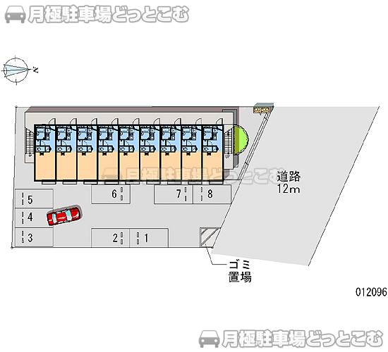 川崎市幸区南加瀬1－16－18の月極駐車場1