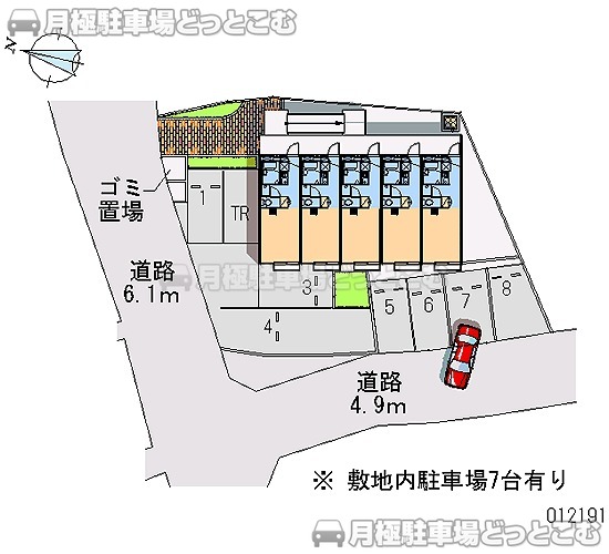 泉南市馬場2－20－37の月極駐車場2