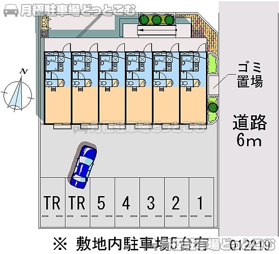 相模原市緑区東橋本2－22－30の月極駐車場1