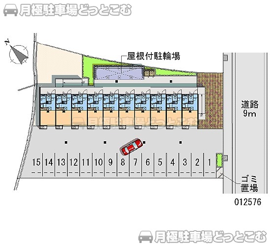 明石市大久保町西脇360－3の月極駐車場1
