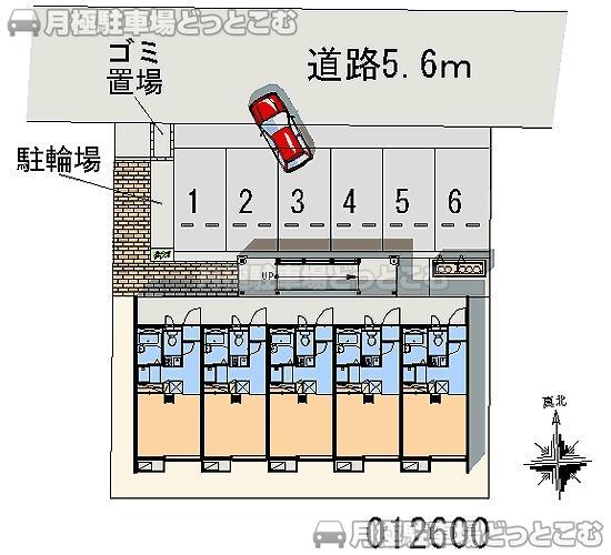 多治見市大正町1－37の月極駐車場2
