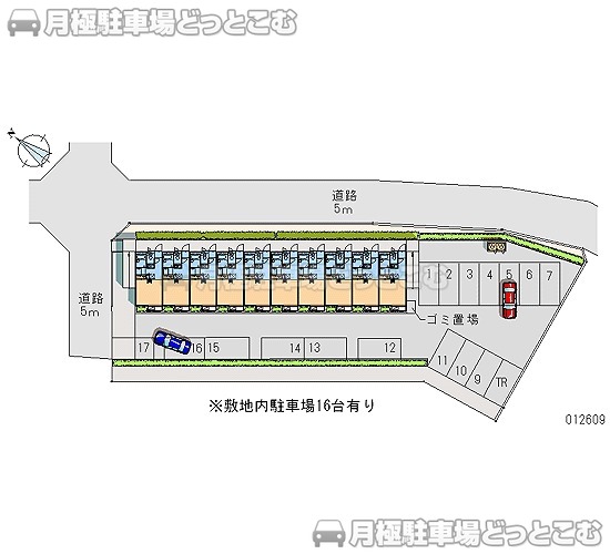 沼津市西熊堂577－4の月極駐車場1