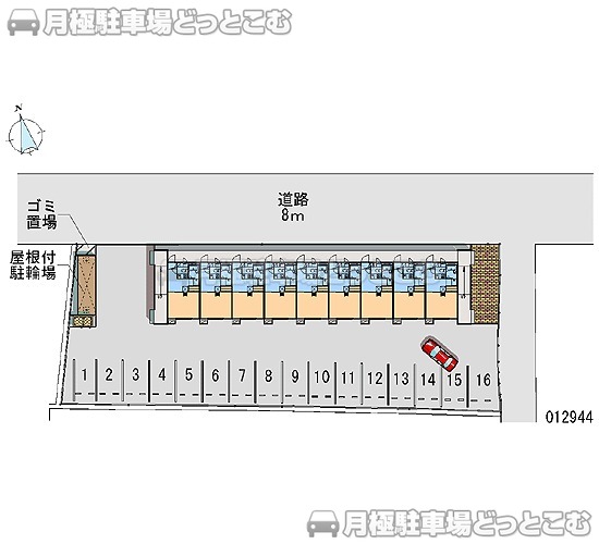 姫路市野里416－1の月極駐車場2