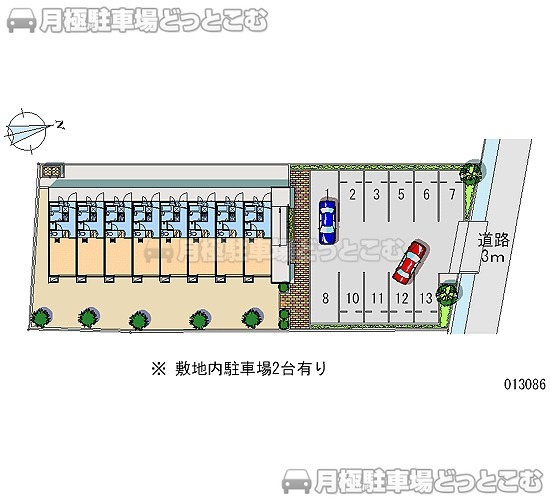 高松市仏生山町甲702－3の月極駐車場1