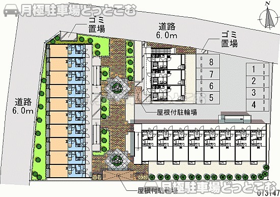 西東京市田無町7－3－6の月極駐車場1