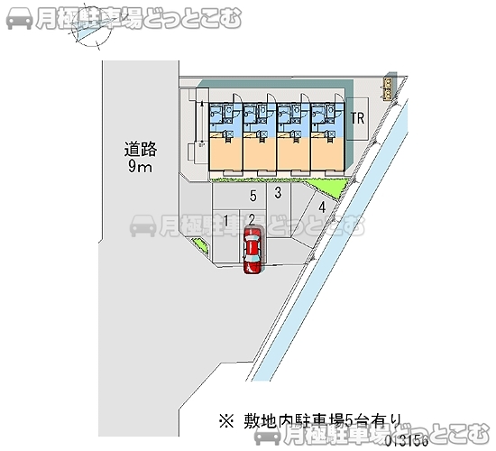仙台市若林区荒井6－8－5の月極駐車場1