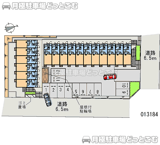 横浜市青葉区榎が丘10－9の月極駐車場1