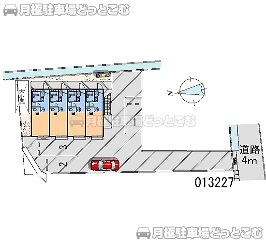 小田原市扇町3－12－2の月極駐車場2