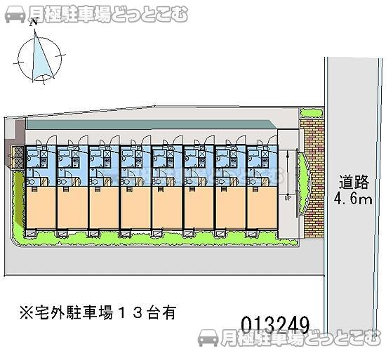 大和郡山市筒井町1555番の3の月極駐車場2