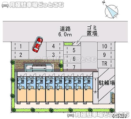 市川市妙典5－15－5の月極駐車場2