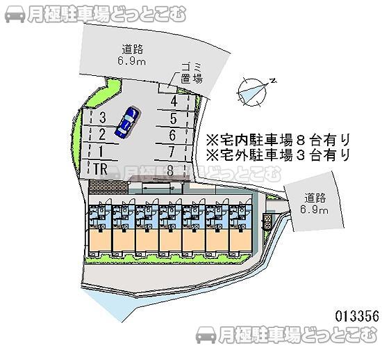 明石市大久保町大窪2037－1の月極駐車場2