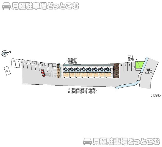 姫路市御国野町御着1005－1の月極駐車場1