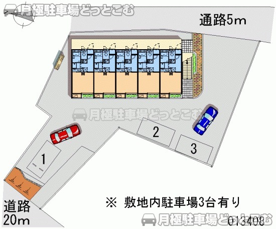 横浜市戸塚区原宿5－42－5の月極駐車場1