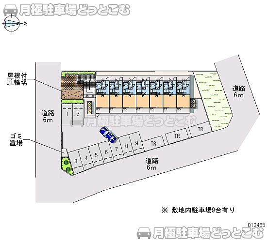 厚木市林1－11－14の月極駐車場1