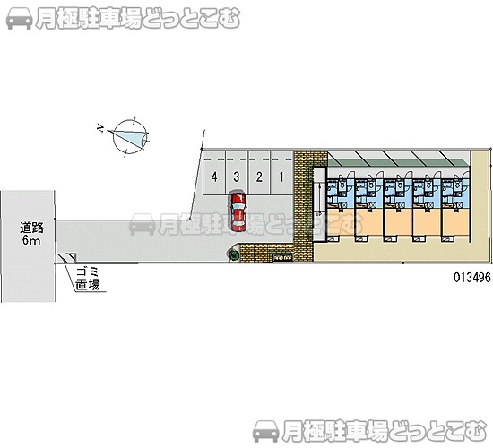 千葉市中央区宮崎2－2－5の月極駐車場1