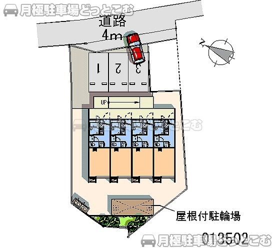 横浜市旭区西川島町98－10の月極駐車場1