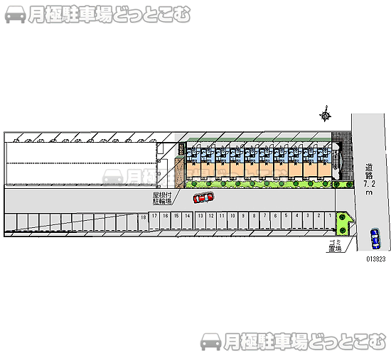 名古屋市南区要町3－3の月極駐車場1