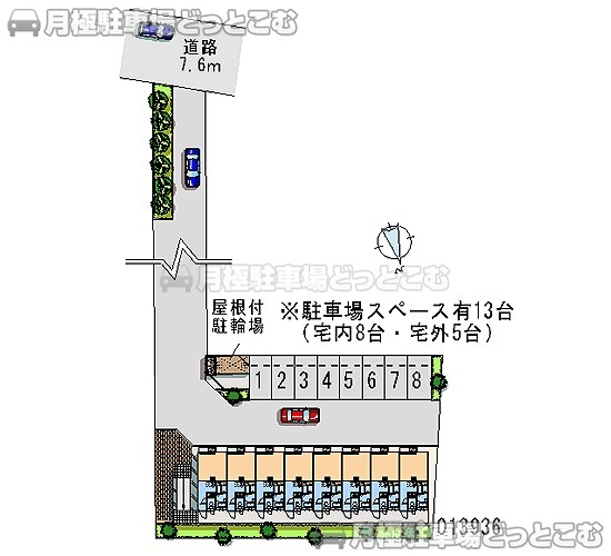 静岡市清水区三保1853－2の月極駐車場1