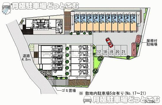 和光市下新倉3－20－61の月極駐車場1