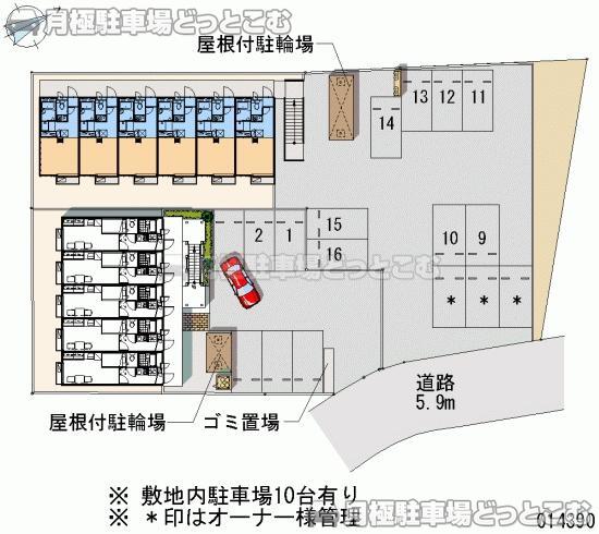 小田原市扇町5－1－18の月極駐車場2