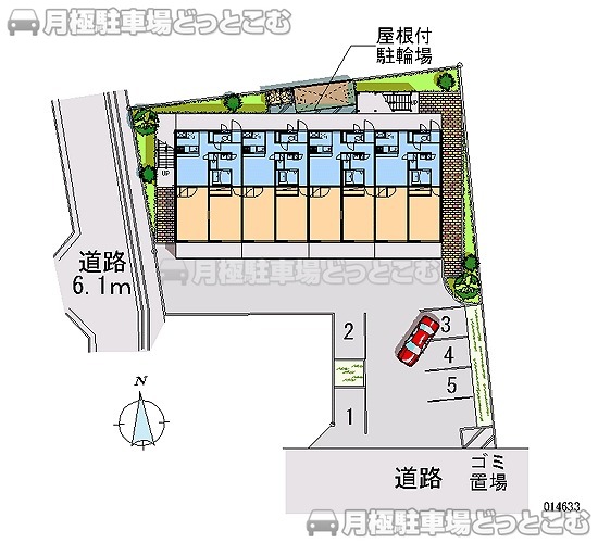 八尾市恩智北町2－92の月極駐車場1