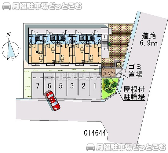 姫路市東辻井3－10－30の月極駐車場1