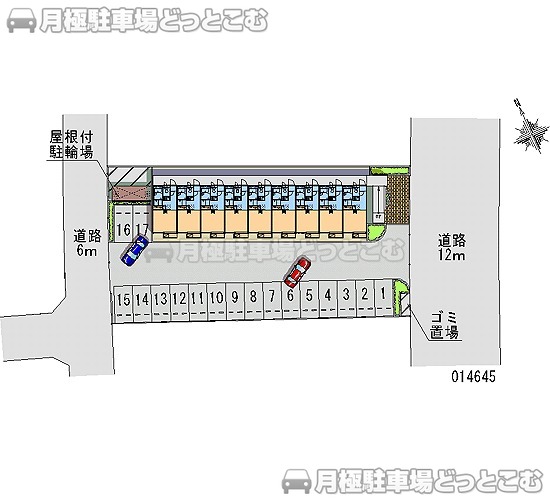 北九州市小倉南区南方3－4－3の月極駐車場1