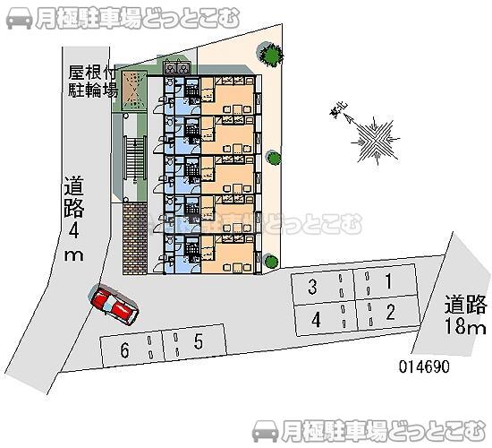 富士市伝法1991－5の月極駐車場2