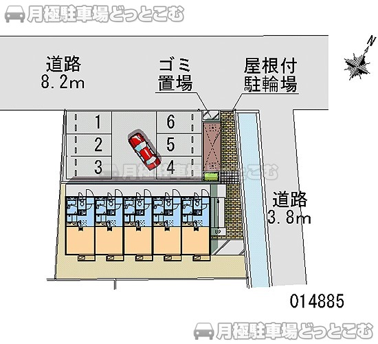 北九州市門司区柳原町10－32の月極駐車場1