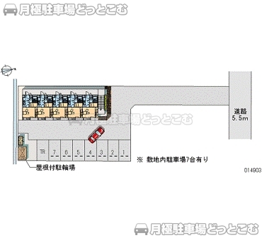 一宮市九品町4－7の月極駐車場2