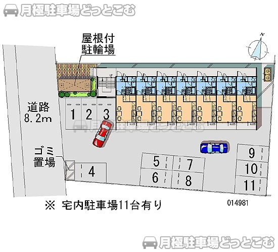 糸島市浦志1－3－31の月極駐車場1