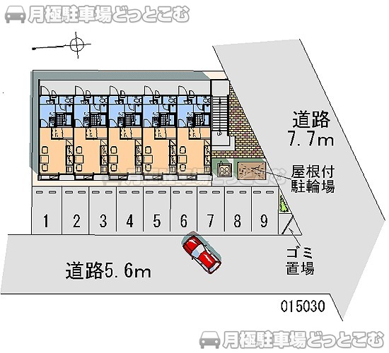 浜松市中央区若林町1888－1の月極駐車場2