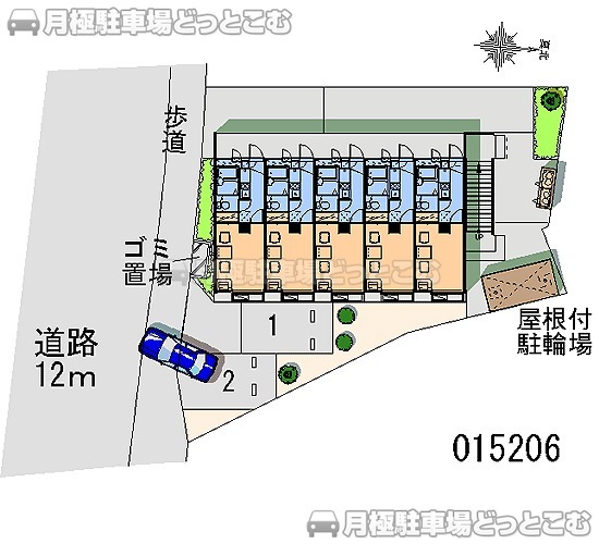 厚木市王子1－1－18の月極駐車場1