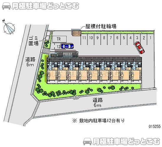 西宮市山口町上山口2－20－31の月極駐車場1