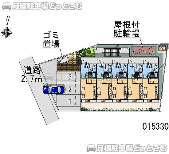 福岡市南区井尻1－32－27の月極駐車場1