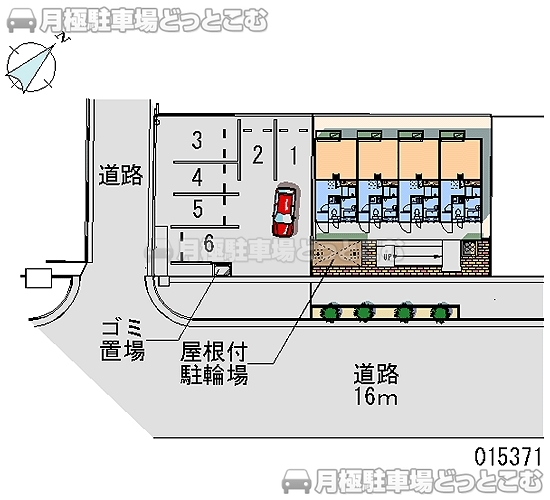 高砂市米田町米田278－7の月極駐車場2