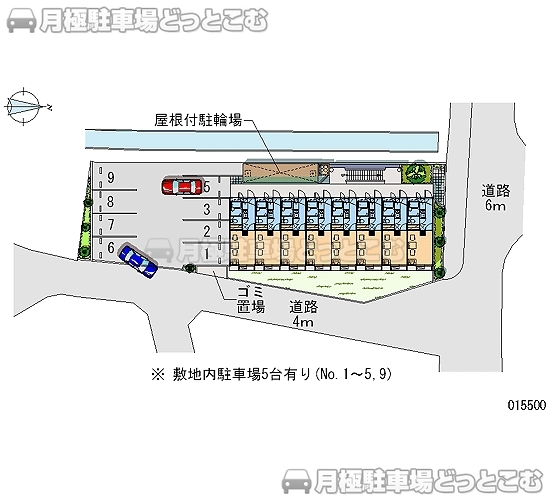 調布市飛田給3－42－27の月極駐車場2
