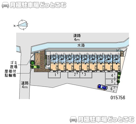 富士見市関沢3－11－2の月極駐車場1