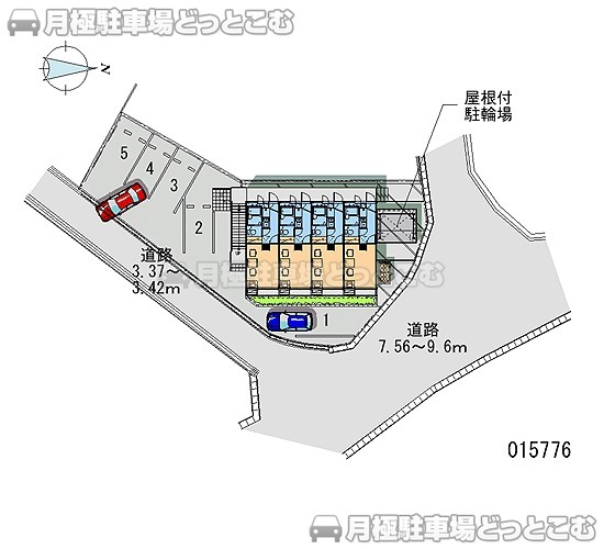 富山市呉羽町1761－7の月極駐車場1