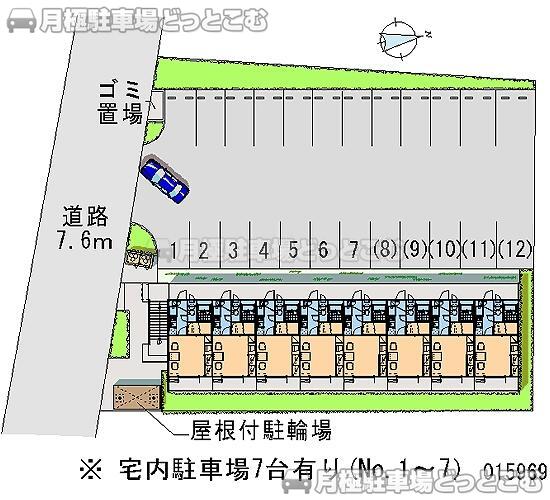 静岡市清水区三保1853－1の月極駐車場2