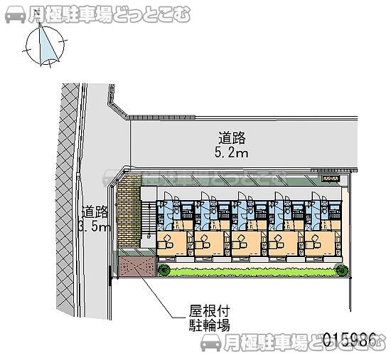 大和郡山市城南町2－22の月極駐車場2