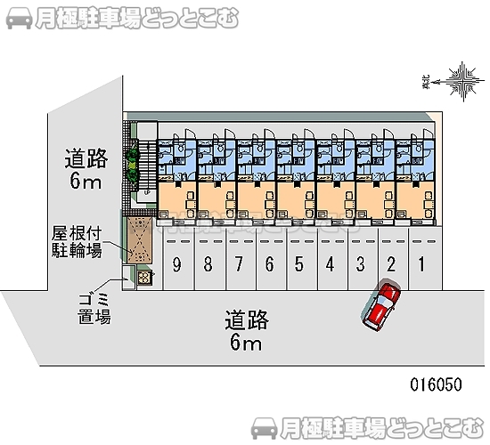 浜松市中央区佐藤2－25－7の月極駐車場2