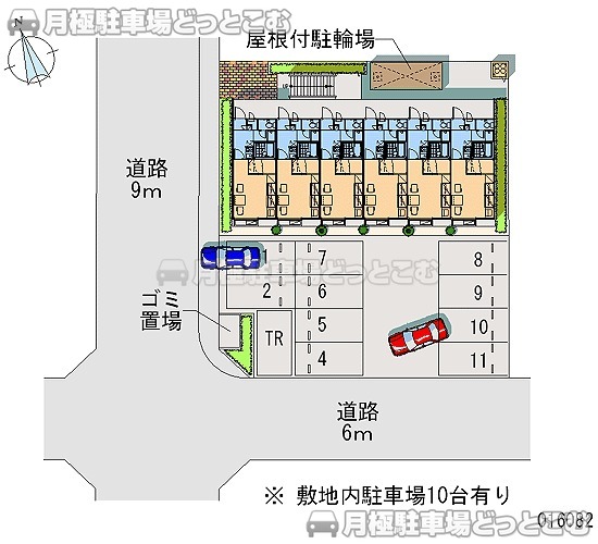 沼津市原町中2－15－6の月極駐車場2