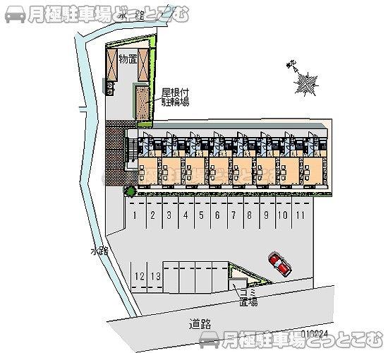 富士宮市小泉715－1の月極駐車場2