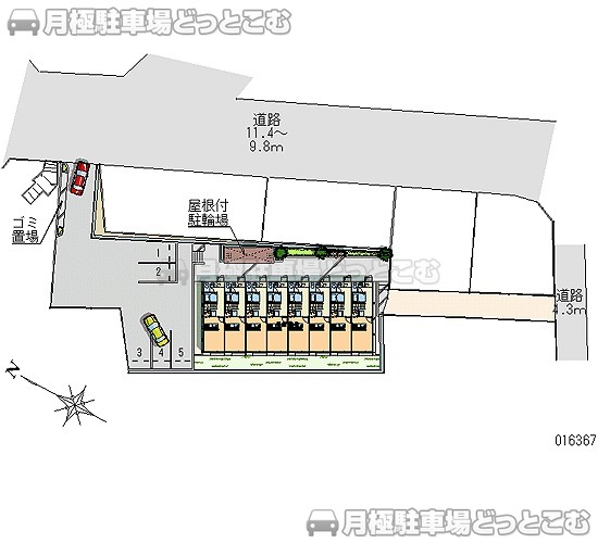 八王子市元八王子町2－1395の月極駐車場1