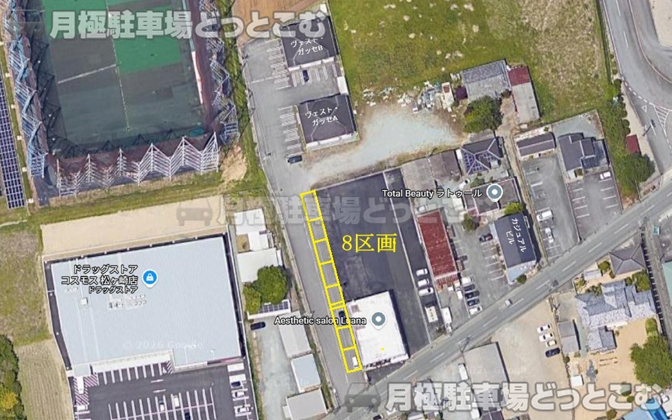 松阪市松ヶ島町24－1の月極駐車場4