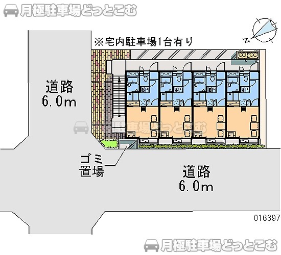 相模原市緑区橋本7－4－12の月極駐車場1