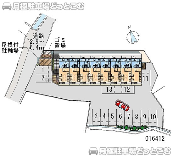 玉野市田井4－20－18の月極駐車場1